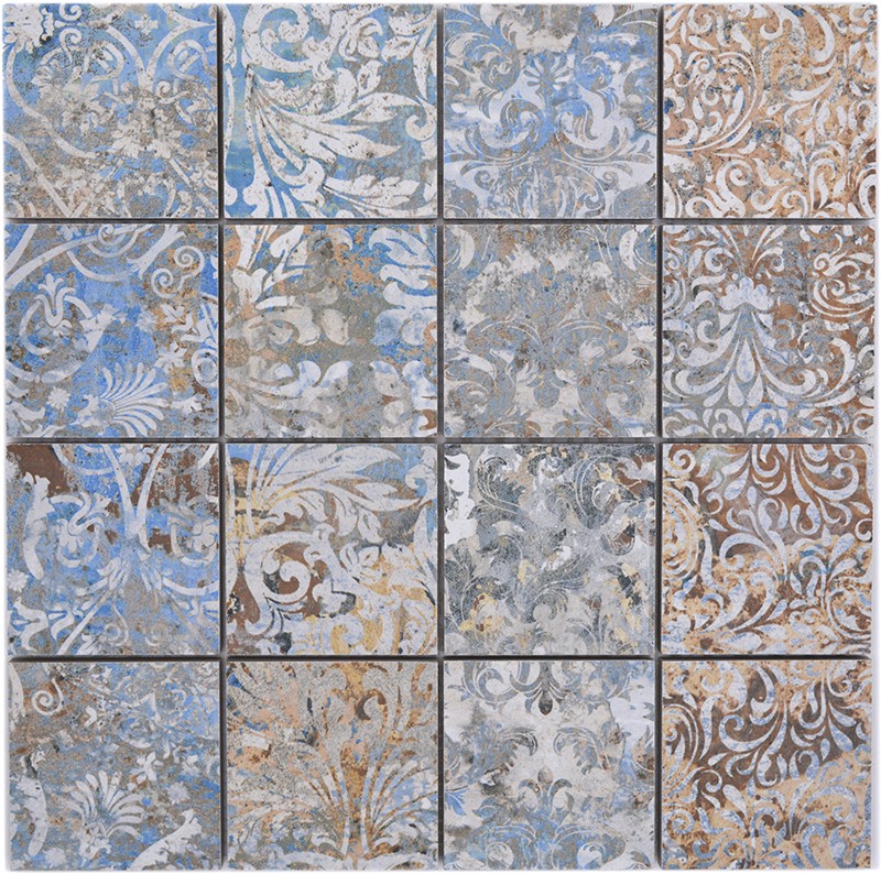 Granitkeramik Mosaik Curtain Vestige 71x71mm | Ekosten.se