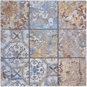 Granitkeramik Mosaik Curtain Vestige 95x95mm | Ekosten.se