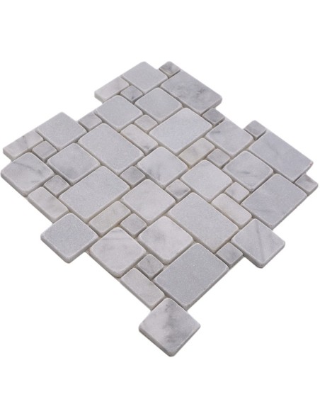 Mini Pattern Ibiza Vit Antik Marmor | Ekosten.se