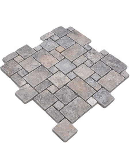 Mini Pattern Silver Travertin Antik | Ekosten.se
