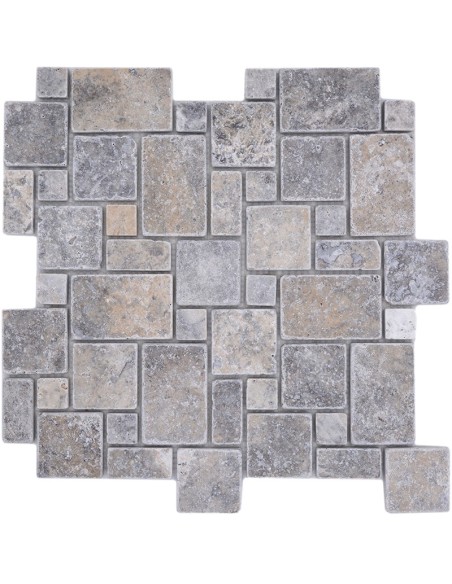 Mini Pattern Silver Travertin Antik | Ekosten.se