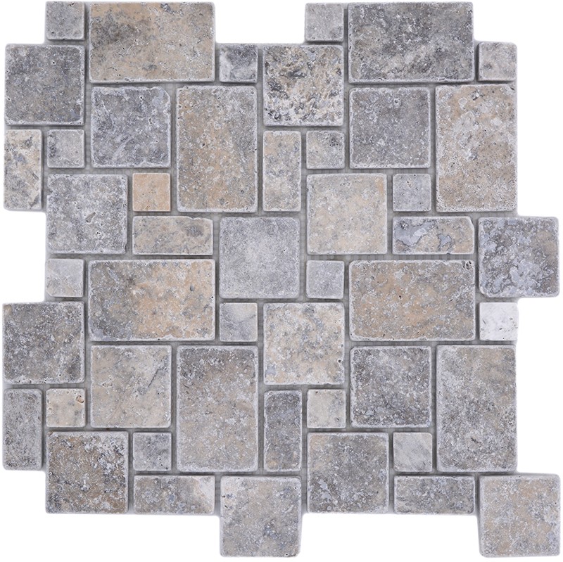 Mini Pattern Silver Travertin Antik | Ekosten.se