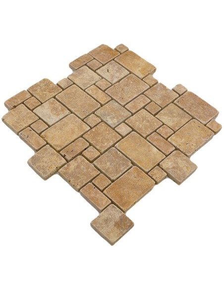 Mini Pattern Guld Travertin Antik | Ekosten.se