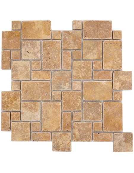 Mini Pattern Guld Travertin Antik | Ekosten.se