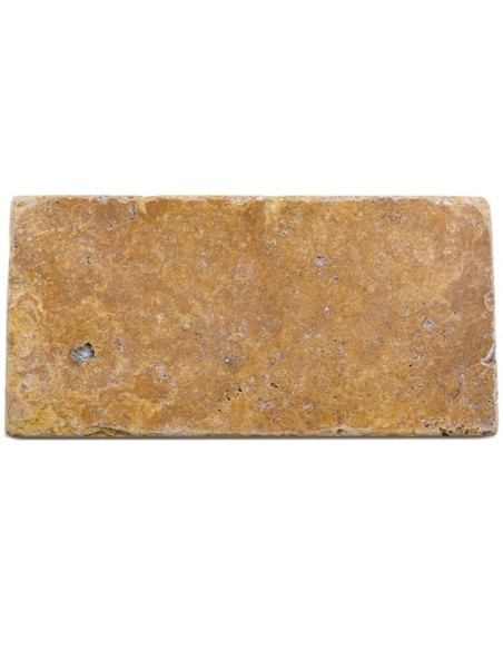 Natursten Guld Antik Travertin 7,5x15cm | Ekosten.se