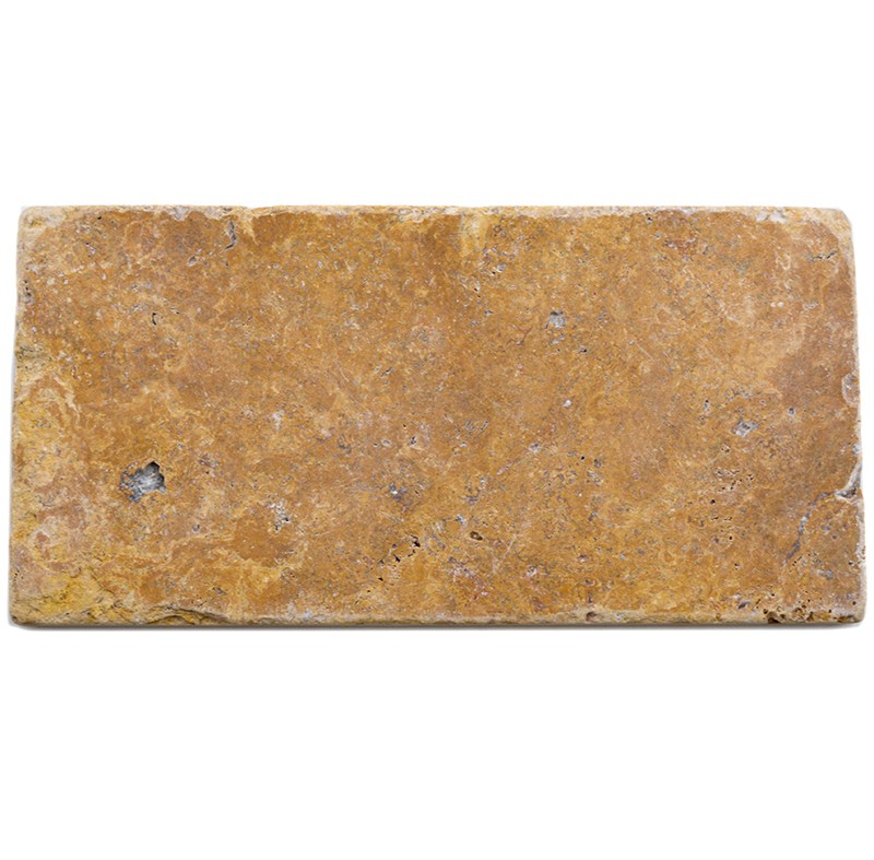 Natursten Guld Antik Travertin 7,5x15cm | Ekosten.se