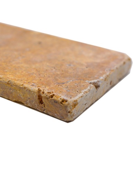 Natursten Guld Antik Travertin 7,5x15cm | Ekosten.se
