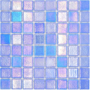 Eco Glasmosaik Shell Azure | Ekosten.se