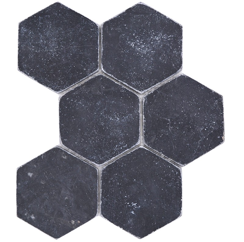 Hexagon Svart Marmor Nero Antik | Ekosten.se