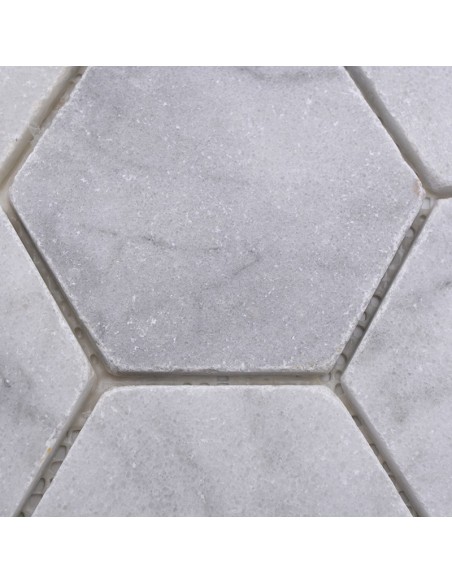 Hexagon Vit Marmor Ibiza Antik | Ekosten.se