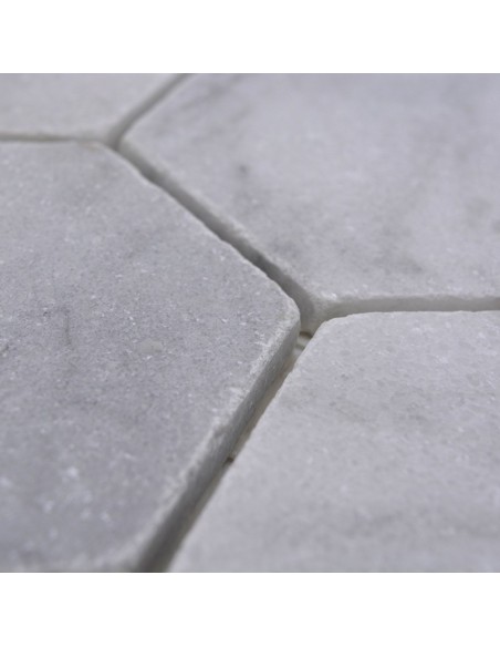 Hexagon Vit Marmor Ibiza Antik | Ekosten.se