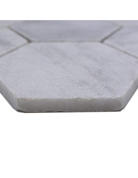 Hexagon Vit Marmor Ibiza Antik | Ekosten.se