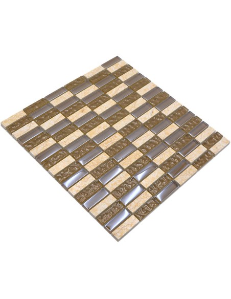 Stavmosaik Kristall Marmor Beige | Ekosten.se