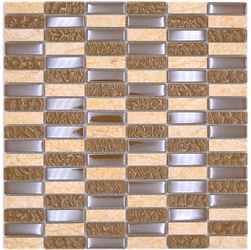 Stavmosaik Kristall Marmor Beige | Ekosten.se