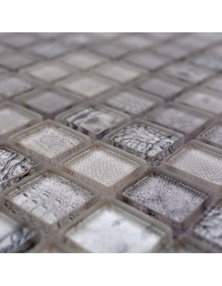 Wildlife Kristall Mosaik Vit | Ekosten.se