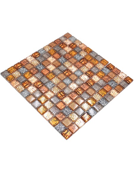 Wildlife Kristall Mosaik Ljusbrun | Ekosten.se