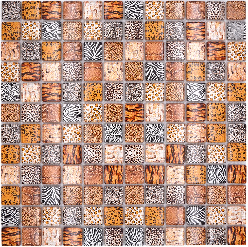 Wildlife Kristall Mosaik Ljusbrun | Ekosten.se
