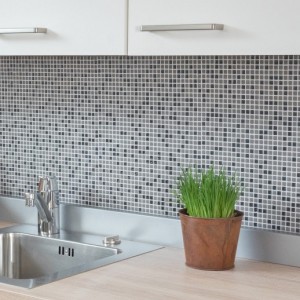 Glasmosaik Eco Grå Matt | Ekosten.se