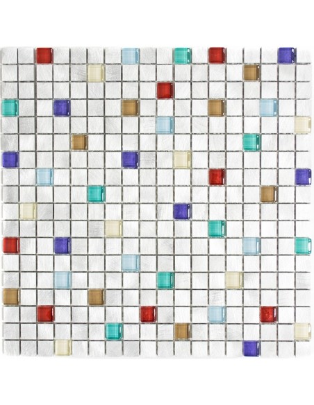 Mosaik Metall Kristall Multicolor | Ekosten.se