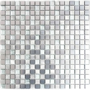 Mosaik Aluminium Kristall Silver | Ekosten.se