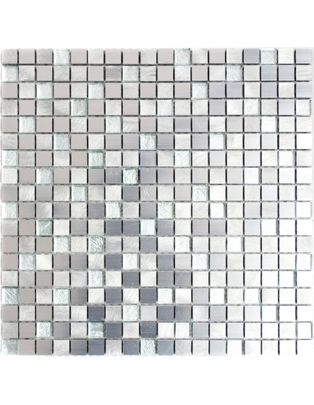 Mosaik Aluminium Kristall Silver | Ekosten.se