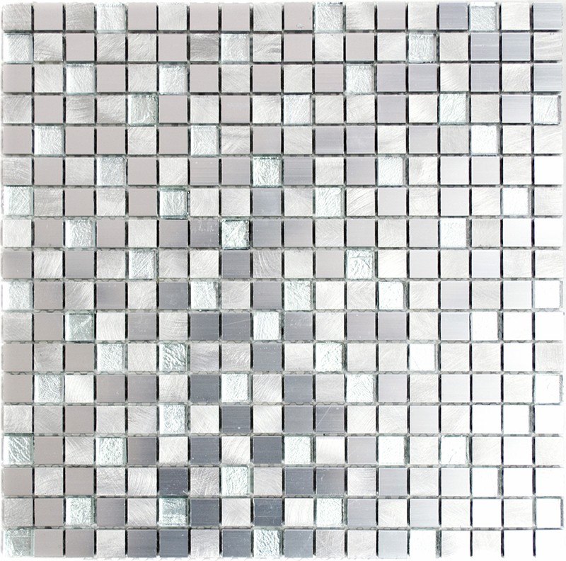 Mosaik Aluminium Kristall Silver | Ekosten.se