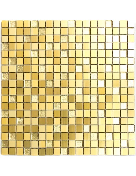 Mosaik Aluminium Kristall Guld | Ekosten.se