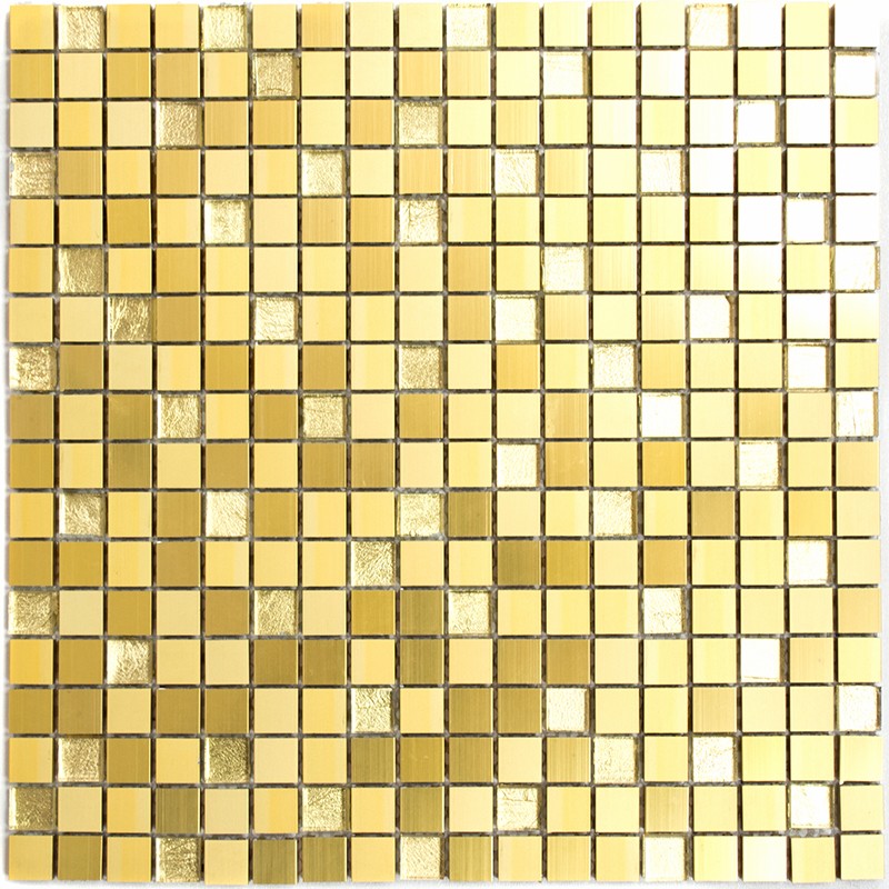 Mosaik Aluminium Kristall Guld | Ekosten.se