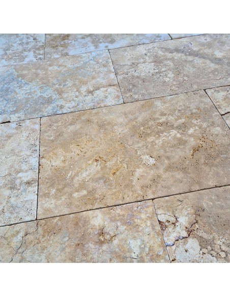 Guld Travertin Natursten Antik 40x60cm | Ekosten.se