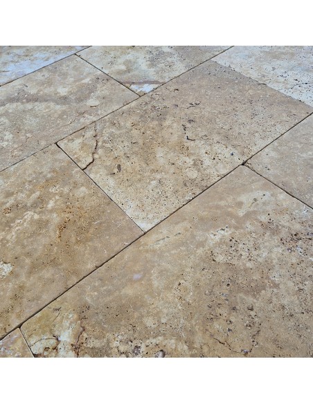 Guld Travertin Natursten Antik 40x60cm | Ekosten.se