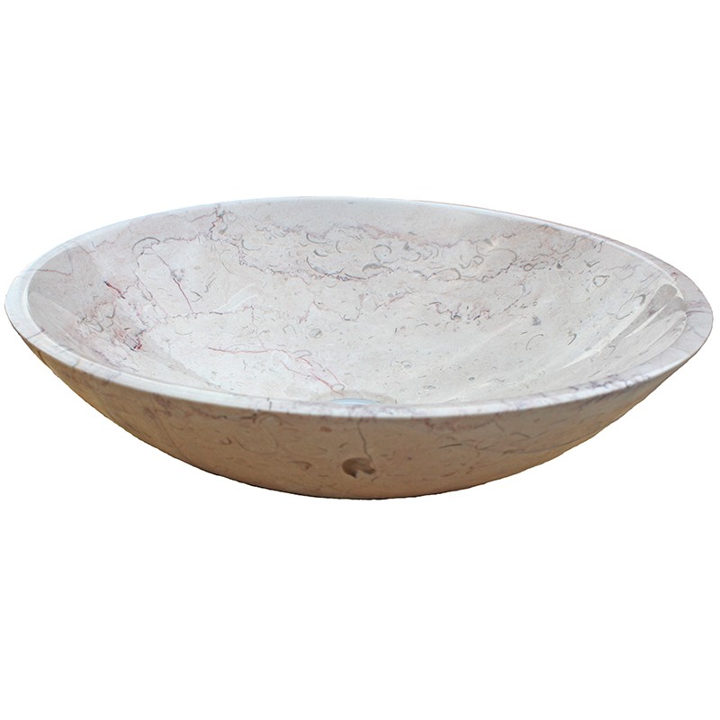 Marmor Handfat Crema Rosso | Ekosten.se