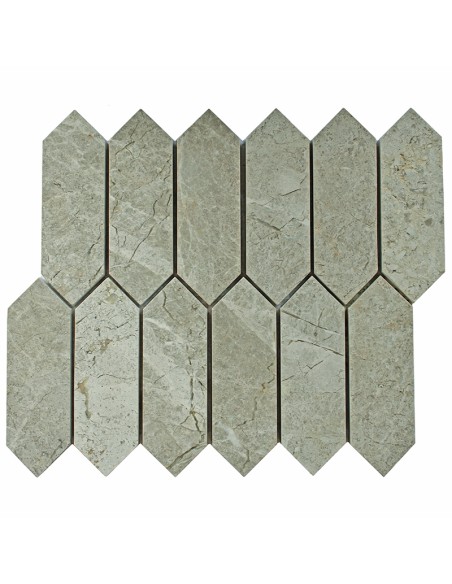 Grå Marmor Long Hexagon | Ekosten.se
