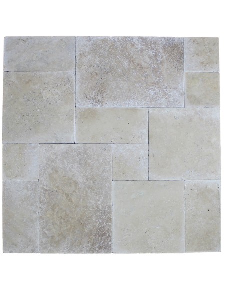 Natursten Travertin Chiaro French Pattern | Ekosten.se