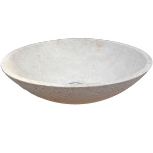 Natursten Handfat Travertin Beige | Ekosten.se