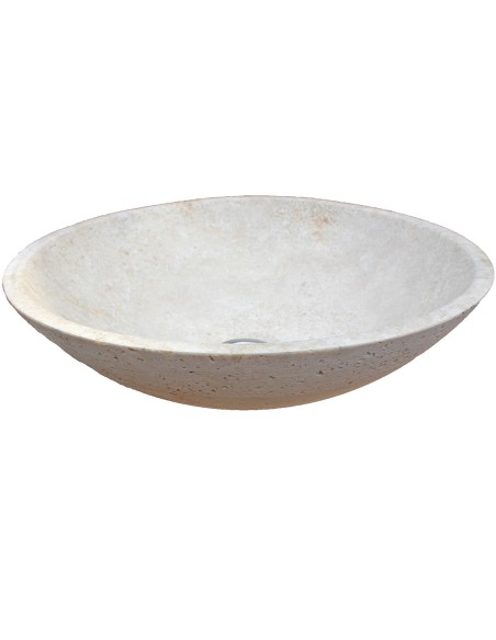 Natursten Handfat Travertin Beige | Ekosten.se