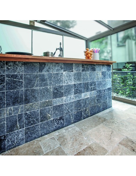 Svart Marmor Natursten Nero Antik 30x30cm | Ekosten.se