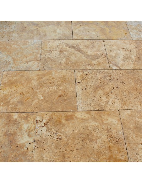 Guld Travertin Natursten Antik 40x60cm | Ekosten.se