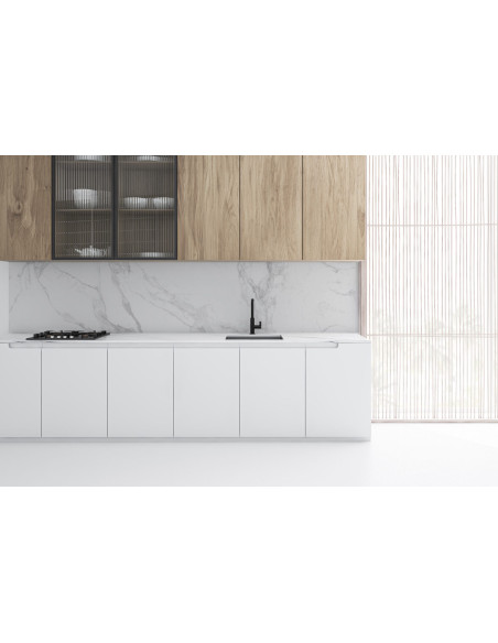 Grå Vit Marmor Aluminium Panel | Ekosten.se