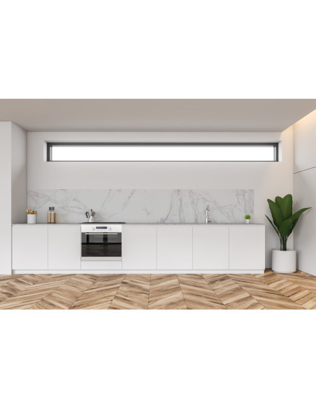 Grå Vit Marmor Aluminium Panel | Ekosten.se