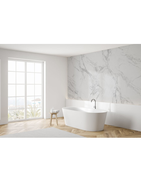 Grå Vit Marmor Aluminium Panel | Ekosten.se
