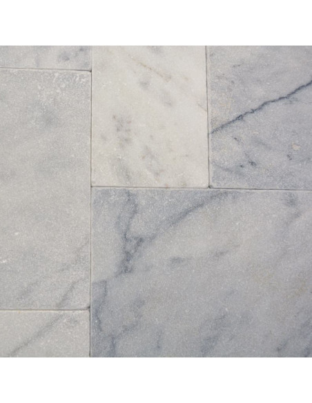 Vit Marmor Ibiza Antik French Pattern | Ekosten.se