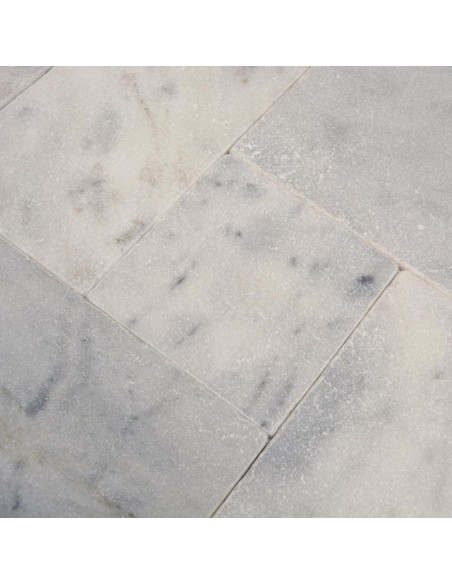 Vit Marmor Ibiza Antik French Pattern | Ekosten.se