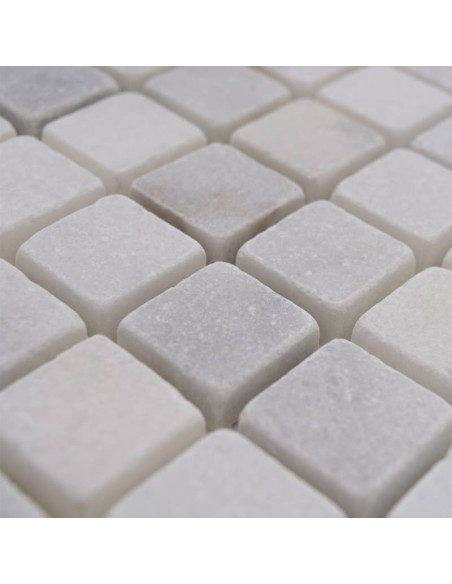 Vit Marmor Mosaik Ibiza Antik | Ekosten.se