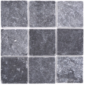 Svart Marmor Natursten Nero Antik 10x10cm | Ekosten.se
