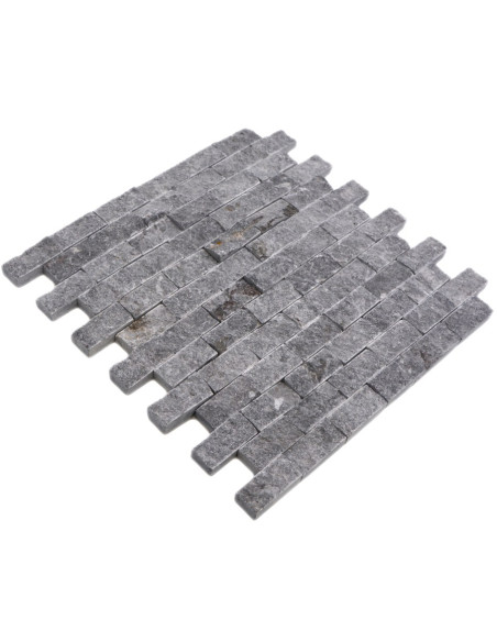 Svart Marmor Mosaik Nero Splitface | Ekosten.se