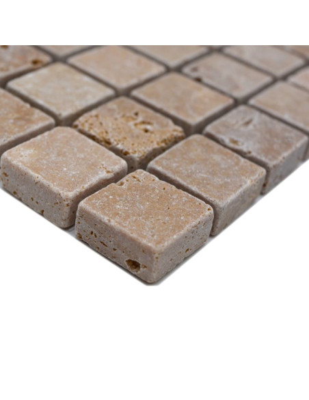 Natursten Mosaik Travertin Noce Antik | Ekosten.se