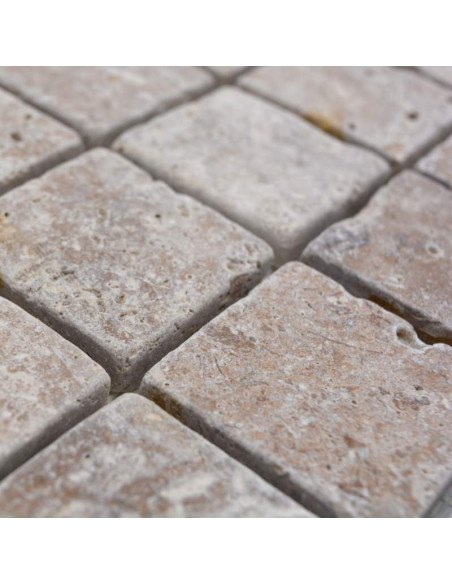 Natursten Mosaik Noce Antik Travertin | Ekosten.se