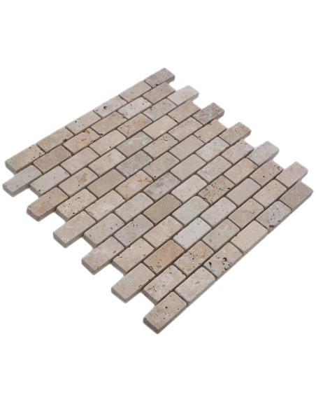 Naturstenmosaik Travertin Chiaro Antik | Ekosten.se