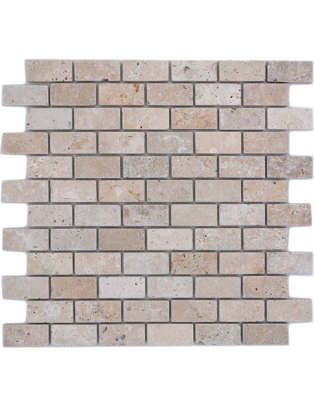 Naturstenmosaik Travertin Chiaro Antik | Ekosten.se