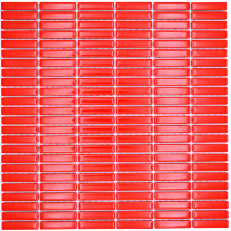 Kitkat Stavmosaik Röd Blank | Ekosten.se